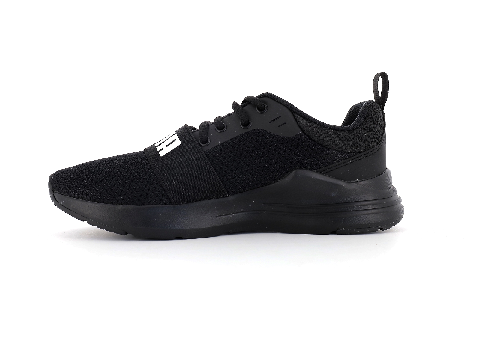 Puma-374214 Matières combinées Noir