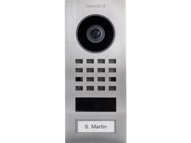DoorBird DoorBird D1101V IP Video Dørstation Overflademonteret rustfrit stål V4A