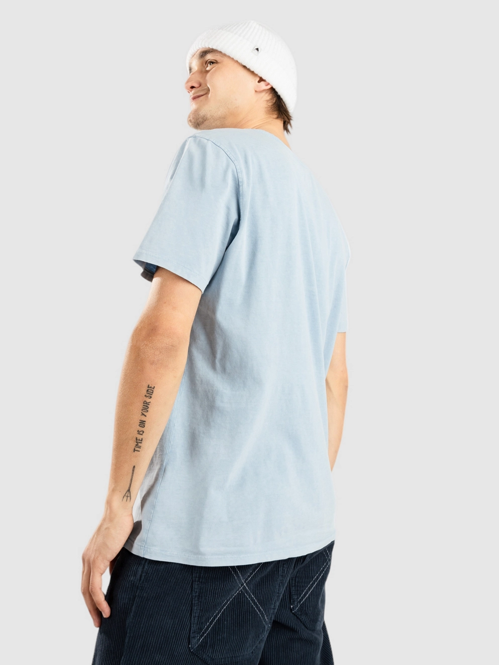 Kazane Benito T-Shirt dusty blue