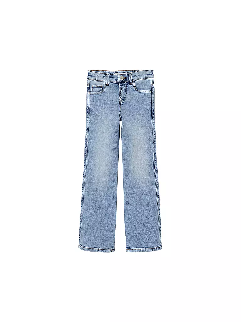 NAME IT Mädchen Jeans Boot Cut NKFPOLLY hellblau