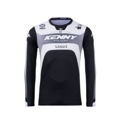 Maillot cross Kenny TRACK - FOCUS 2025 - Noir / Blanc