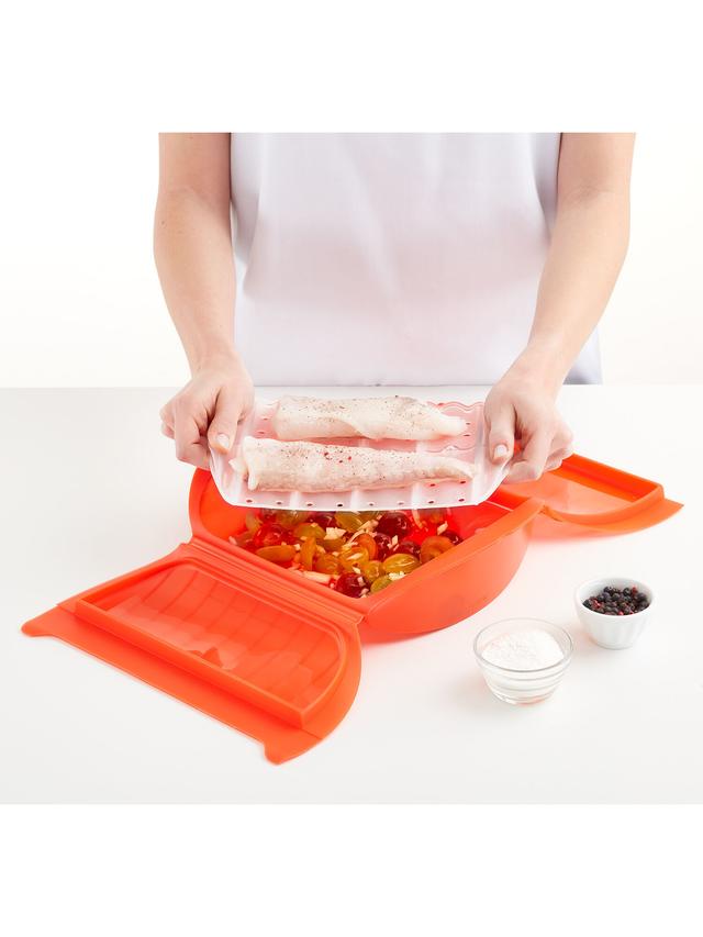 Dampfbox Platin-Silikon, antihaft, 1,4 L