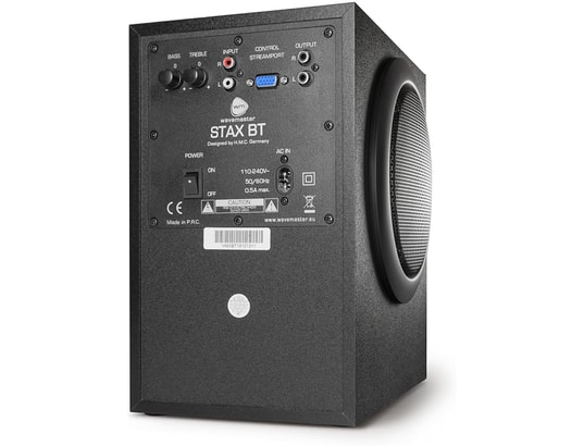 WAVEMASTER - Enceinte amplifiée 2.1 STAX BT - Kit d'enceintes stéréo 2.1 Bluetooth (46 Watt)