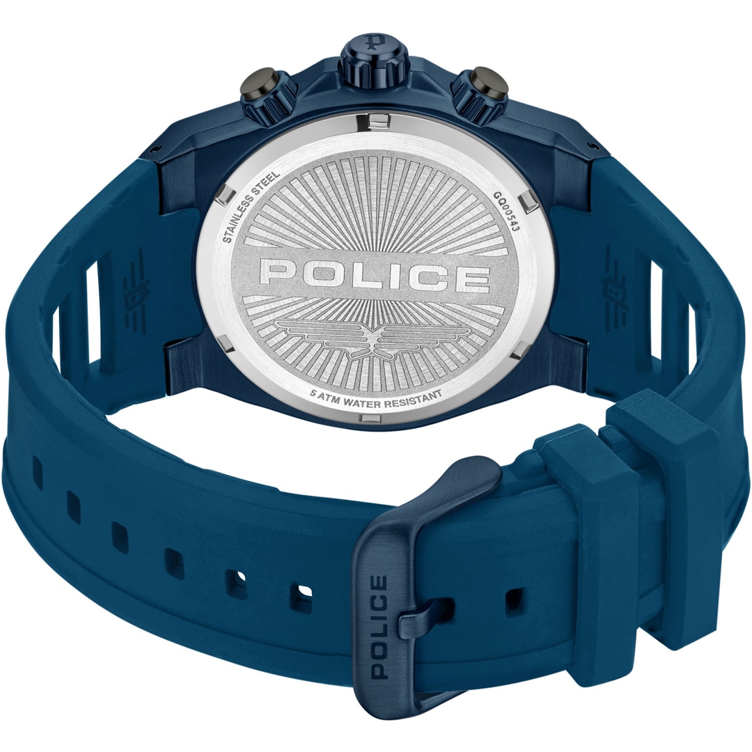 Police Sonic Day Date Blau