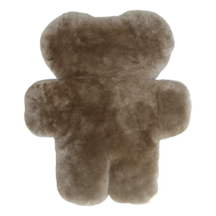 FlatOut Bears Tapis Ours en peau de mouton | Taupe