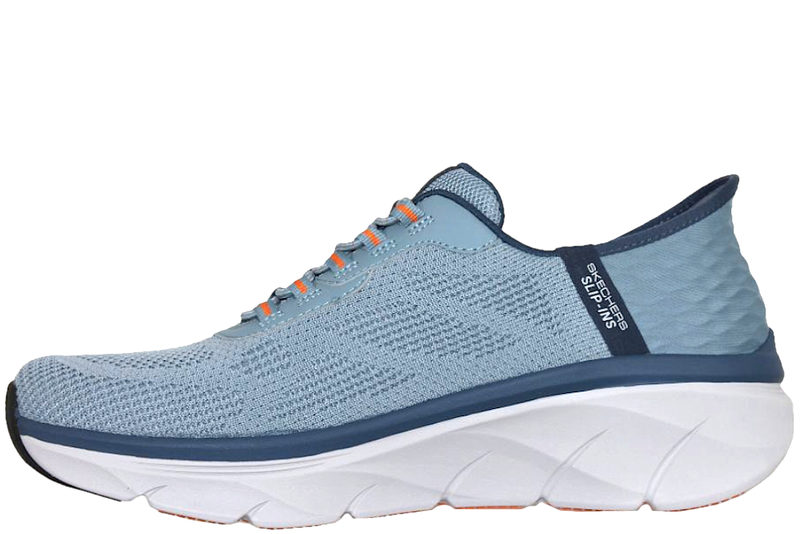SKECHERS DLUX WALKER 2.0 - REZINATE. SLIP IN LIGHT BLUE