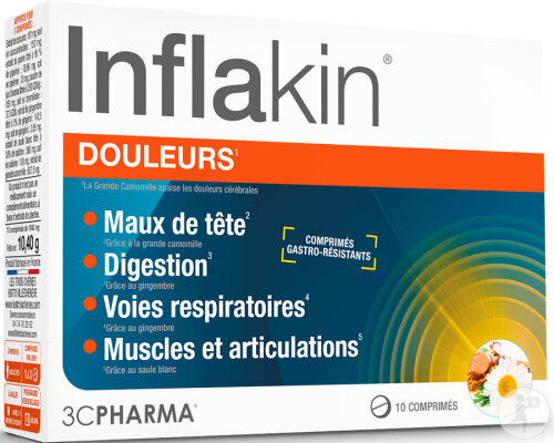 3C Pharma Inflakin 10 Comprimés