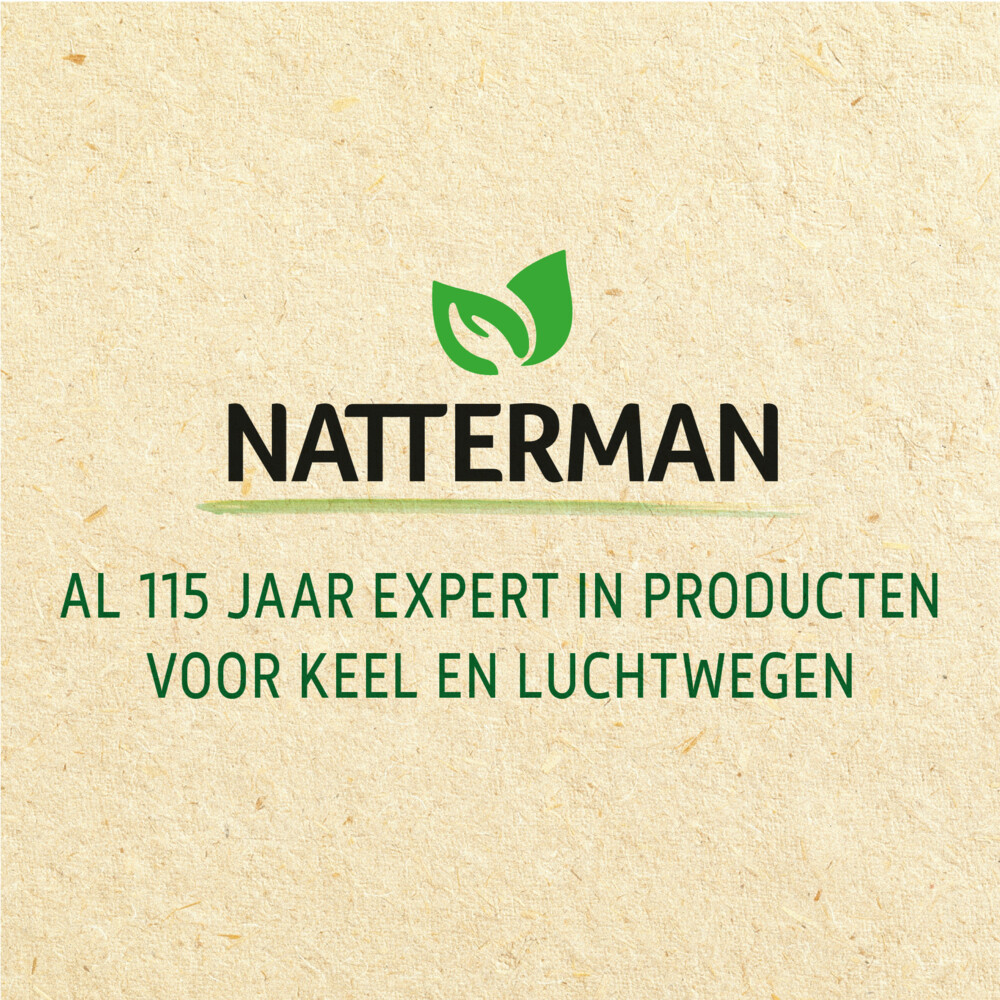 Natterman Vlierbes, Tijm en Honingsiroop Natural150 ml