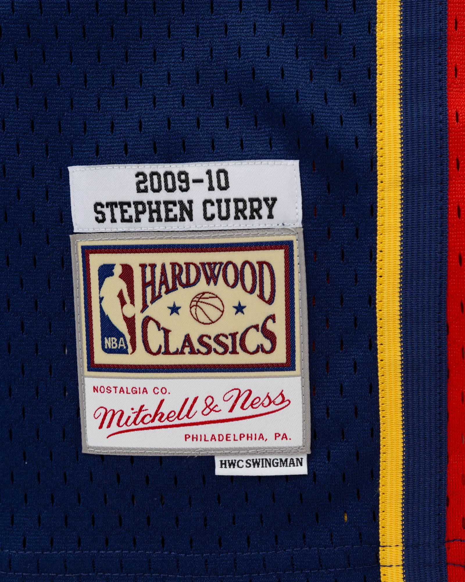 Mitchell & Ness NBA SWINGMAN JERSEY GOLDEN STATE WARRIORS ROAD 2009 STEPHEN CURRY #30