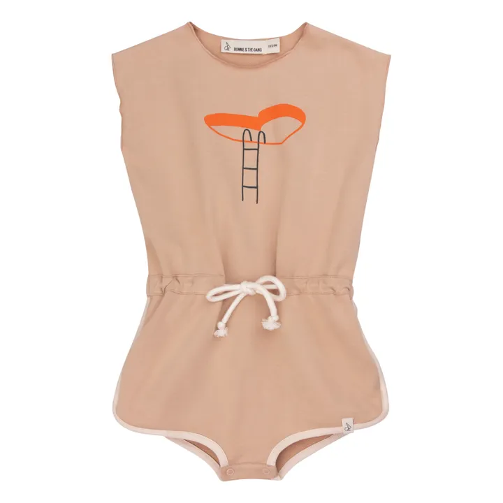Bonnie & The Gang Combinaison Ziggy Coton Bio | Beige