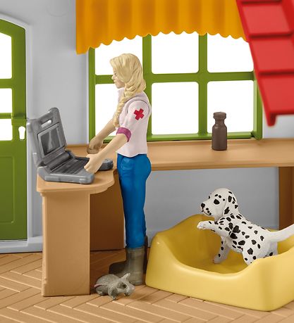 Schleich Farm World - 22, 5 x 16, 5 cm - Tierklinik 42502