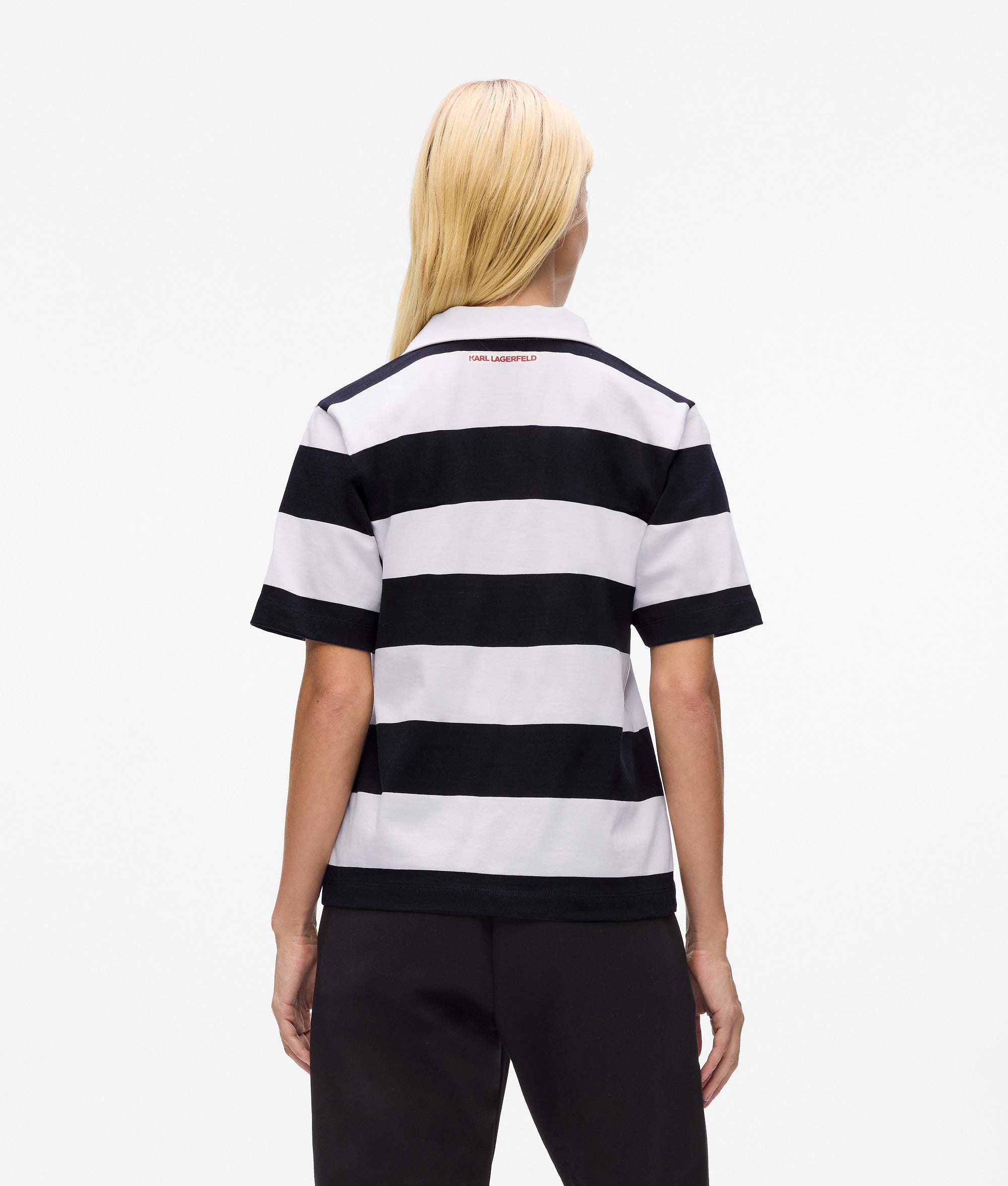 Ikon gestreept poloshirt