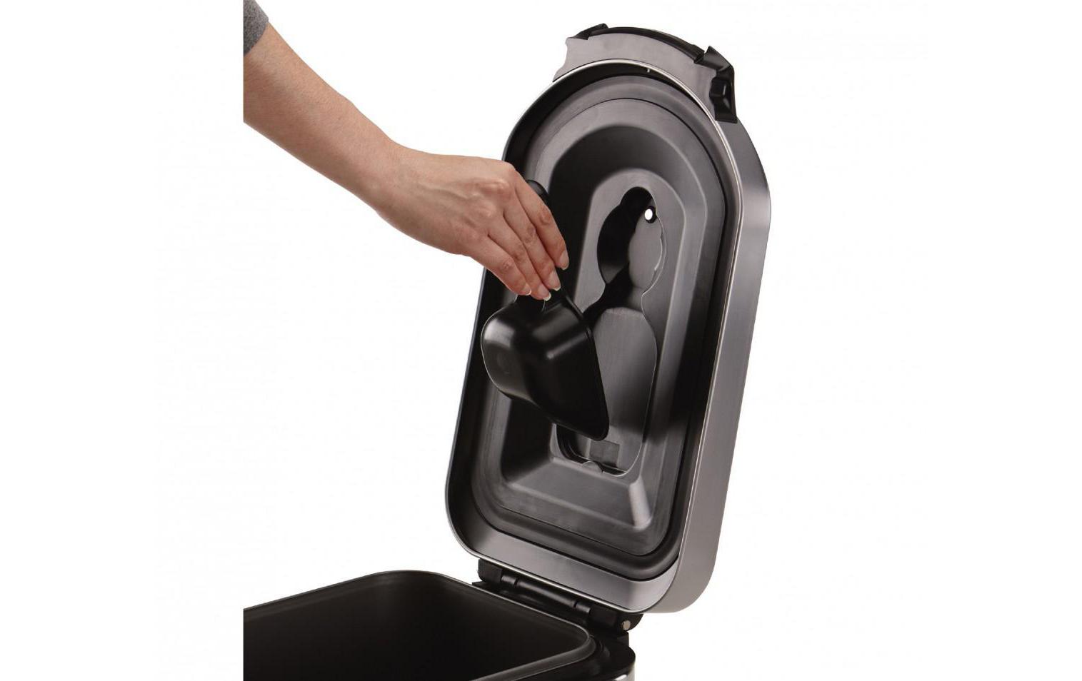 Tierfutterbehälter Medium Edelstahl<br>Futternapf für Hunde, 25 l