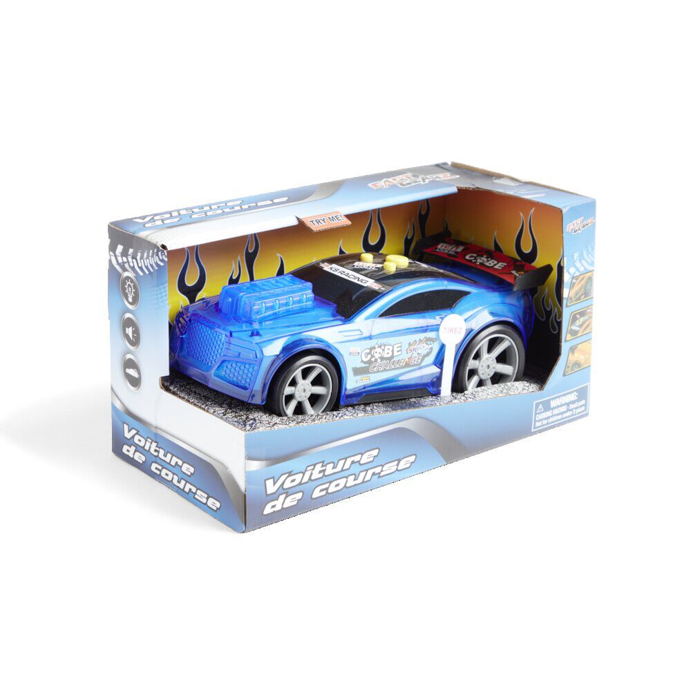 Voiture à friction en plastique - 3 coloris