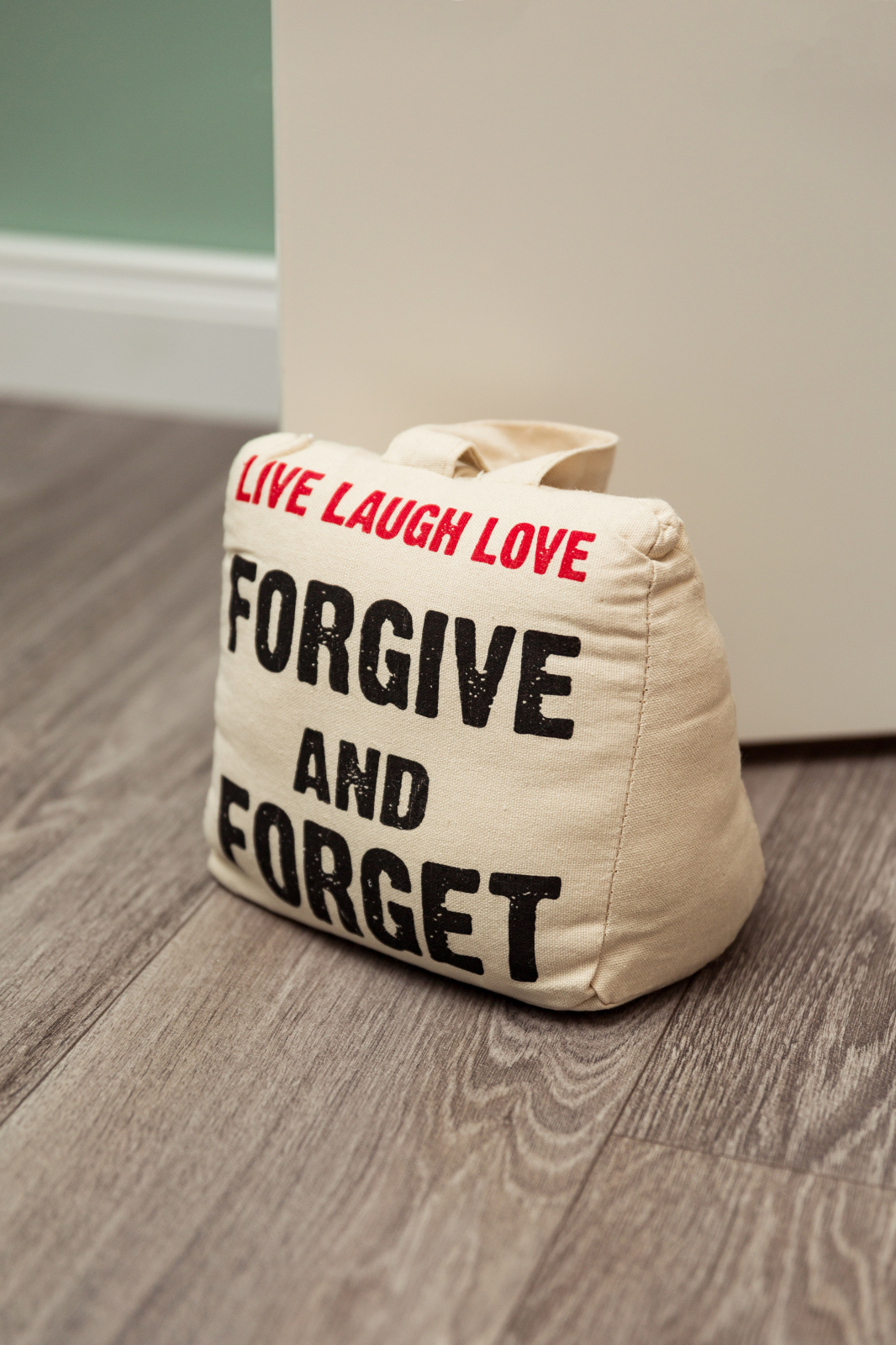 Türstopper LIVE LAUGH LOVE - beige