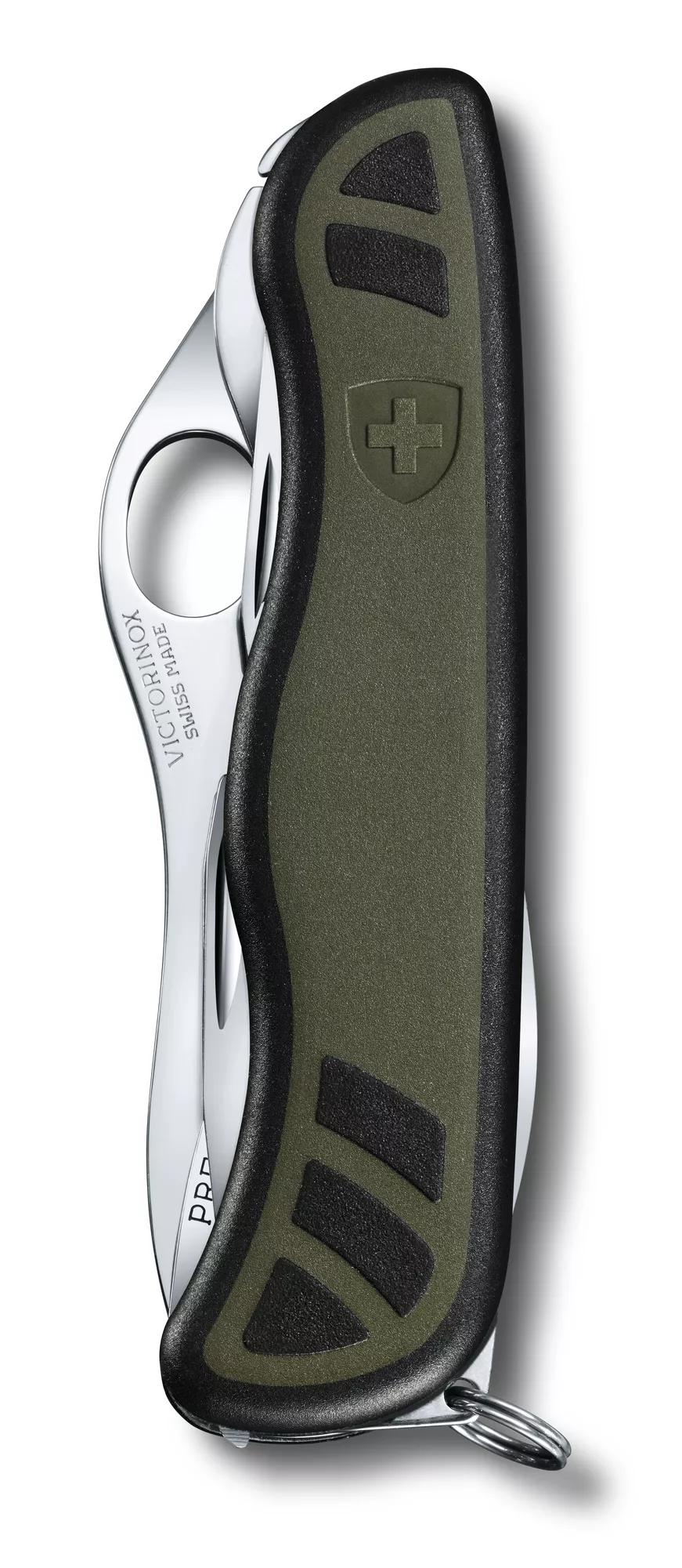 Schweizer Soldatenmesser 08-grün/schwarz