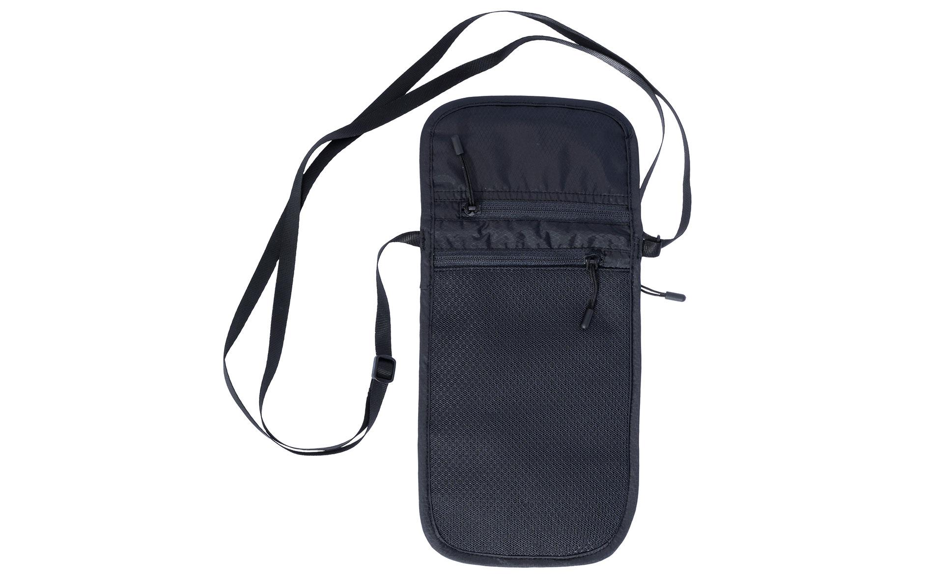 Travel Neck Wallet SchwarzLeichter Brustbeutel