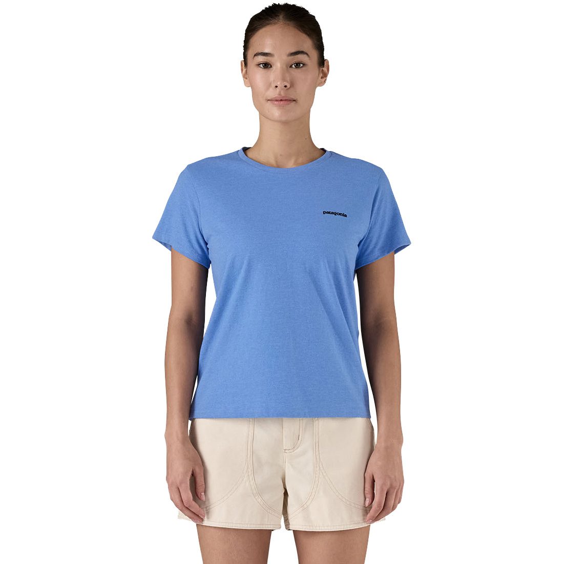 Patagonia P 6 Logo Responsibili-Tee Damen abundant blue