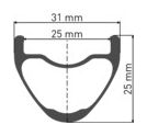 Roue Arrière DT Swiss XRC 1200 Spline 29'' 25mm | Boost 12x148mm | Centerlock