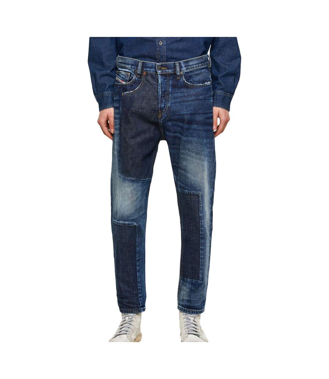 Jean Carrot Bleu Homme Diesel D-vider