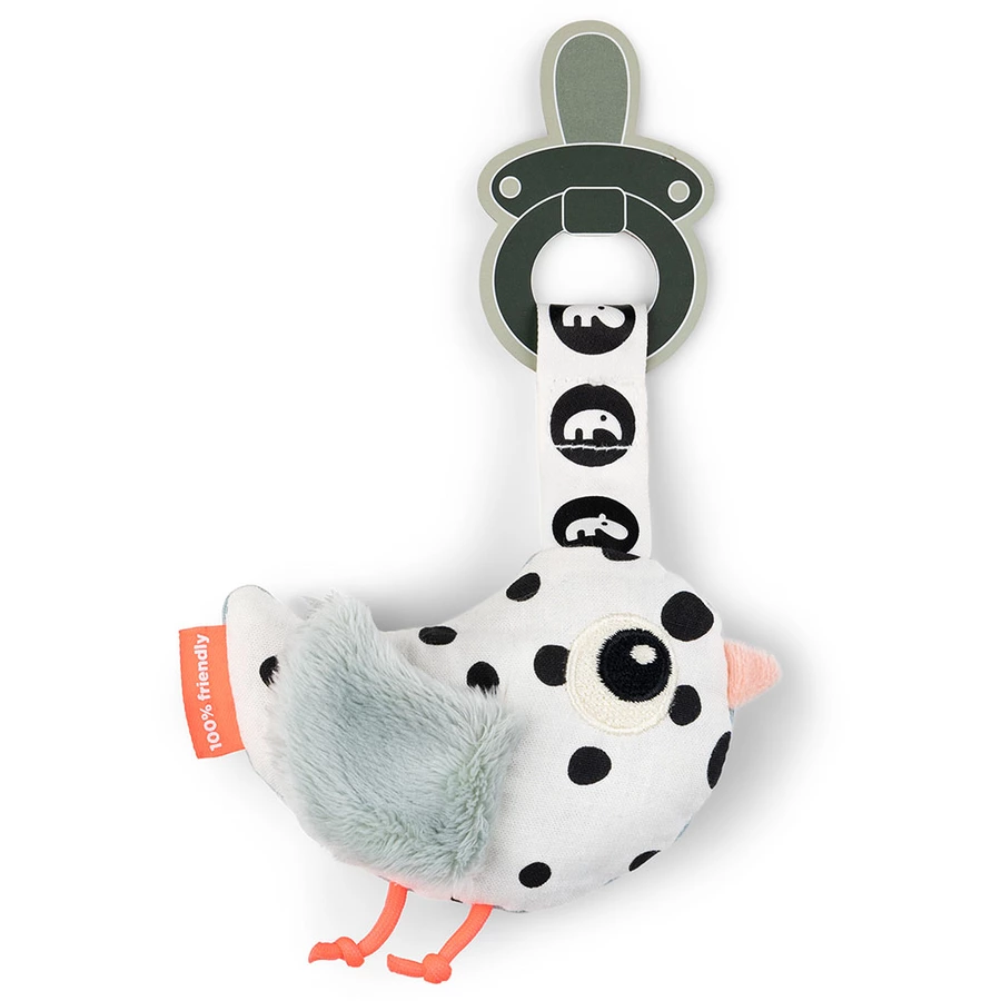 Done by Deer™ Schnullerhalter Birdee Blau