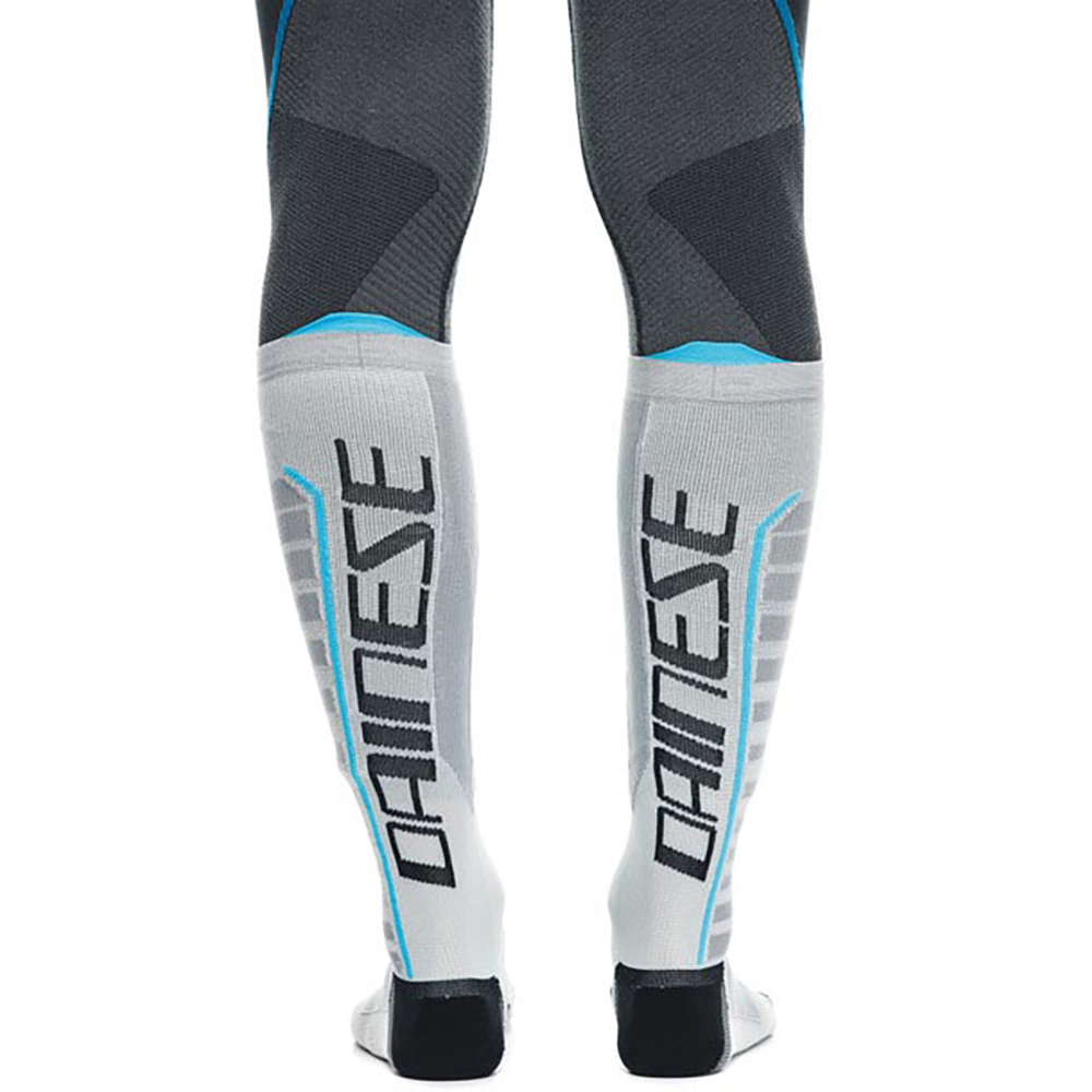 Dainese - Chaussettes Dry Long Sock Blanc / Gris Clair