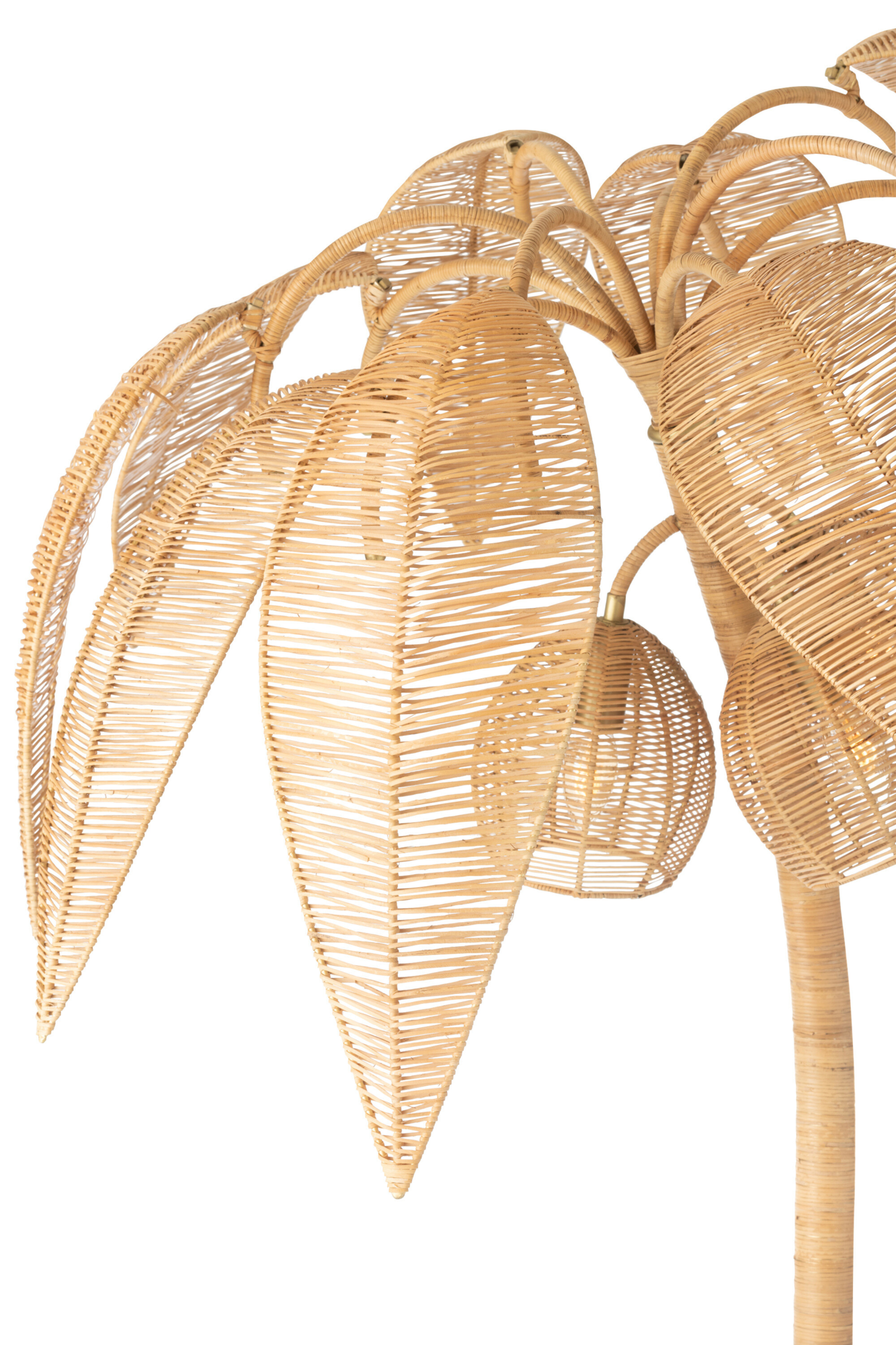Vloerlamp Palmboom naturel Large