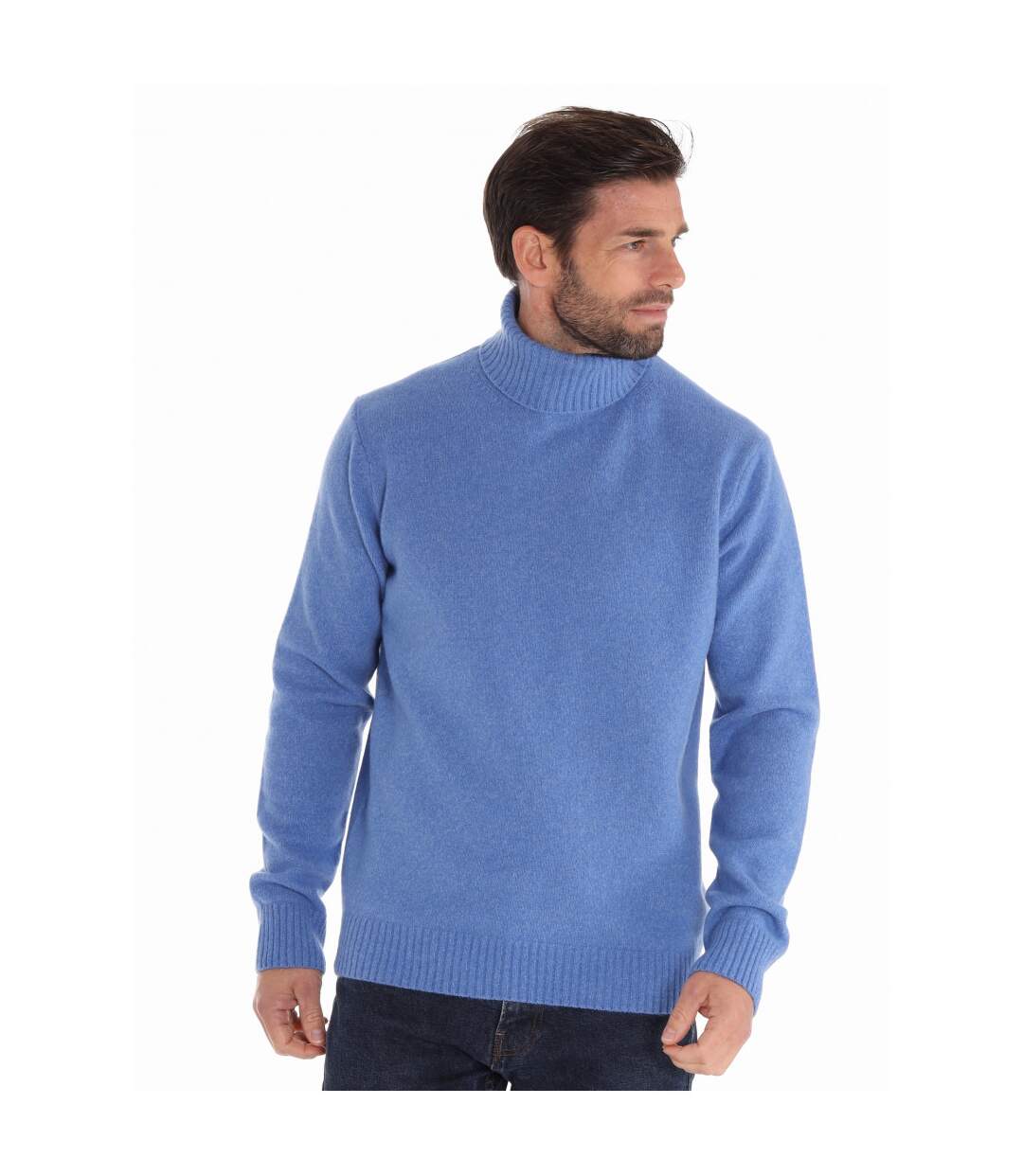 Pull col roulé chaud et doux
