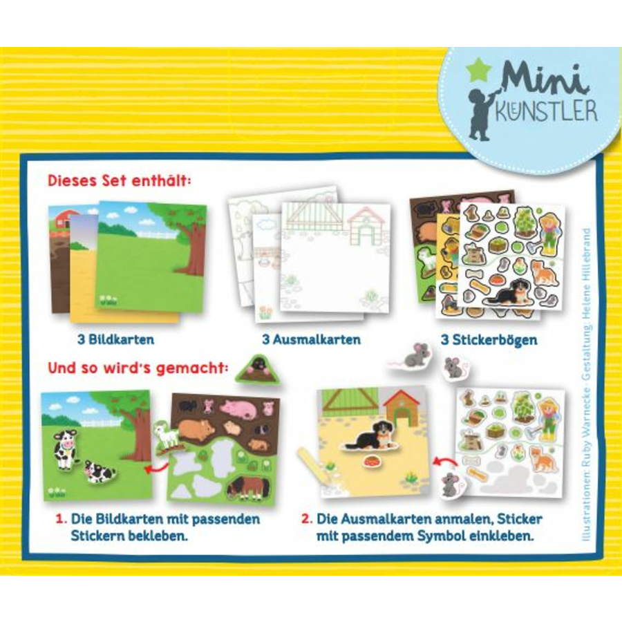 COPPENRATH Meine Mini-Stickerwelt - Bauernhof (Mini-Künstler)