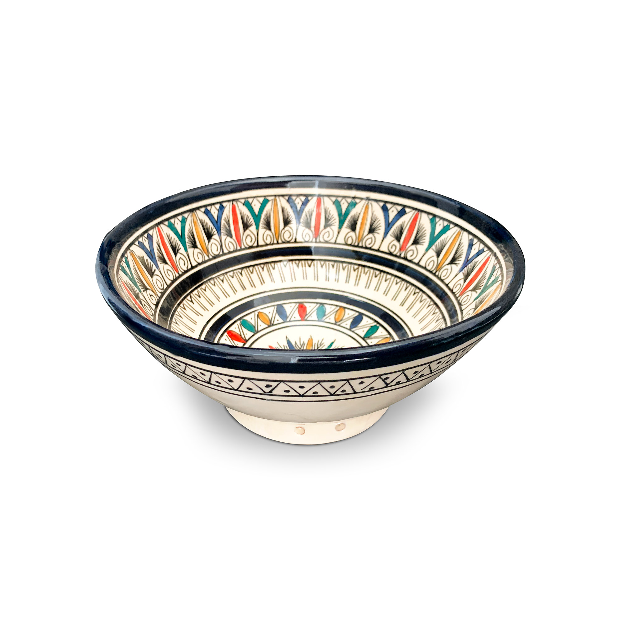 Zierschale multicolor, Ø 20 cm, H 9 cm von fischer's lagerhaus