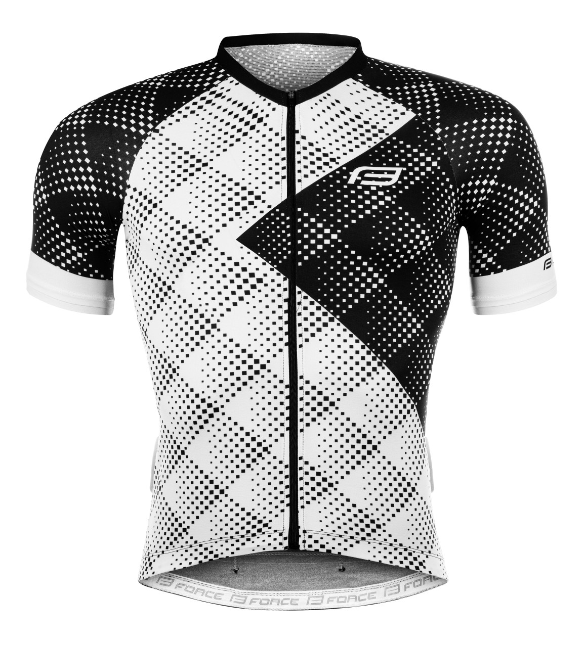 Force Vision Cykeltrøje Hvid/Sort