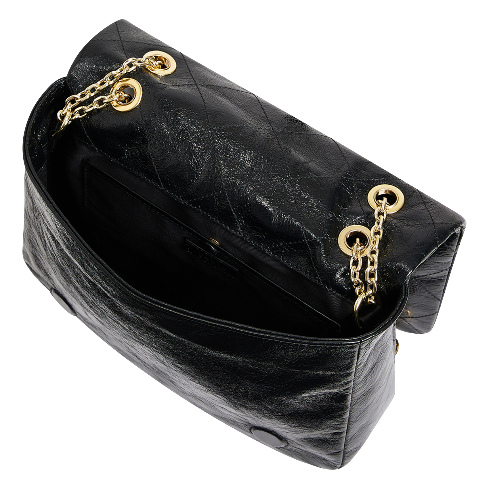 LEAH - Sac bandoulière en cuir | Noir