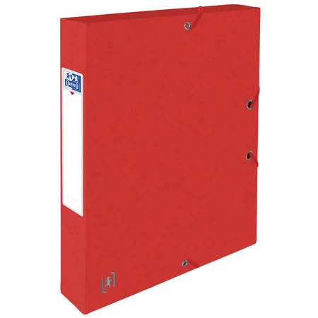Oxford Sammelbox TOP FILE+, A4, Rückenbreite 40mm, aus 425 g/m² karton, rot