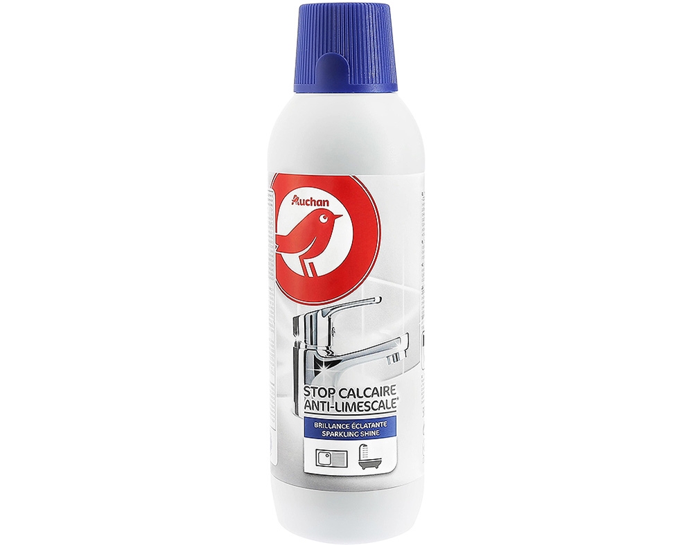 GEL AUCHAN LIMPEZA ANTICALCÁRIO 500ML