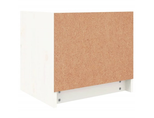 VIDAXL - Table de chevet blanc 40x31x35,5 cm bois de pin massif