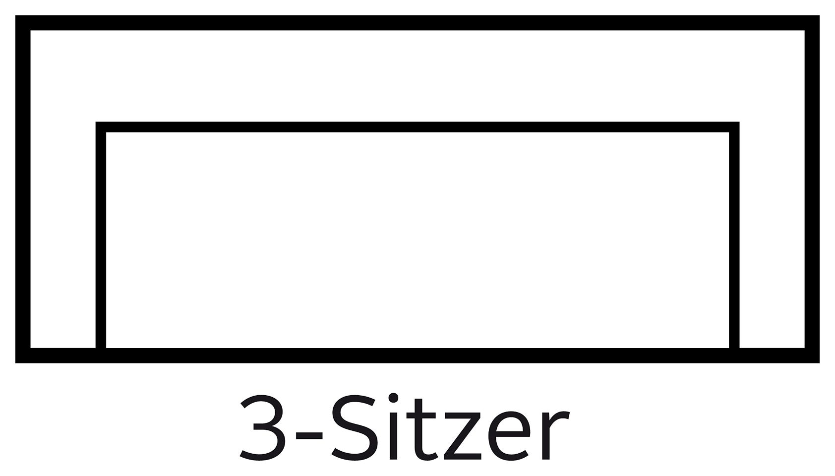 CALIA ITALIA 3-Sitzer »Dave, italienisches Designsofa, mit erstklassigem Sitzkomfort« in zwei Lederqualitäten und toller Detailverarbeitung