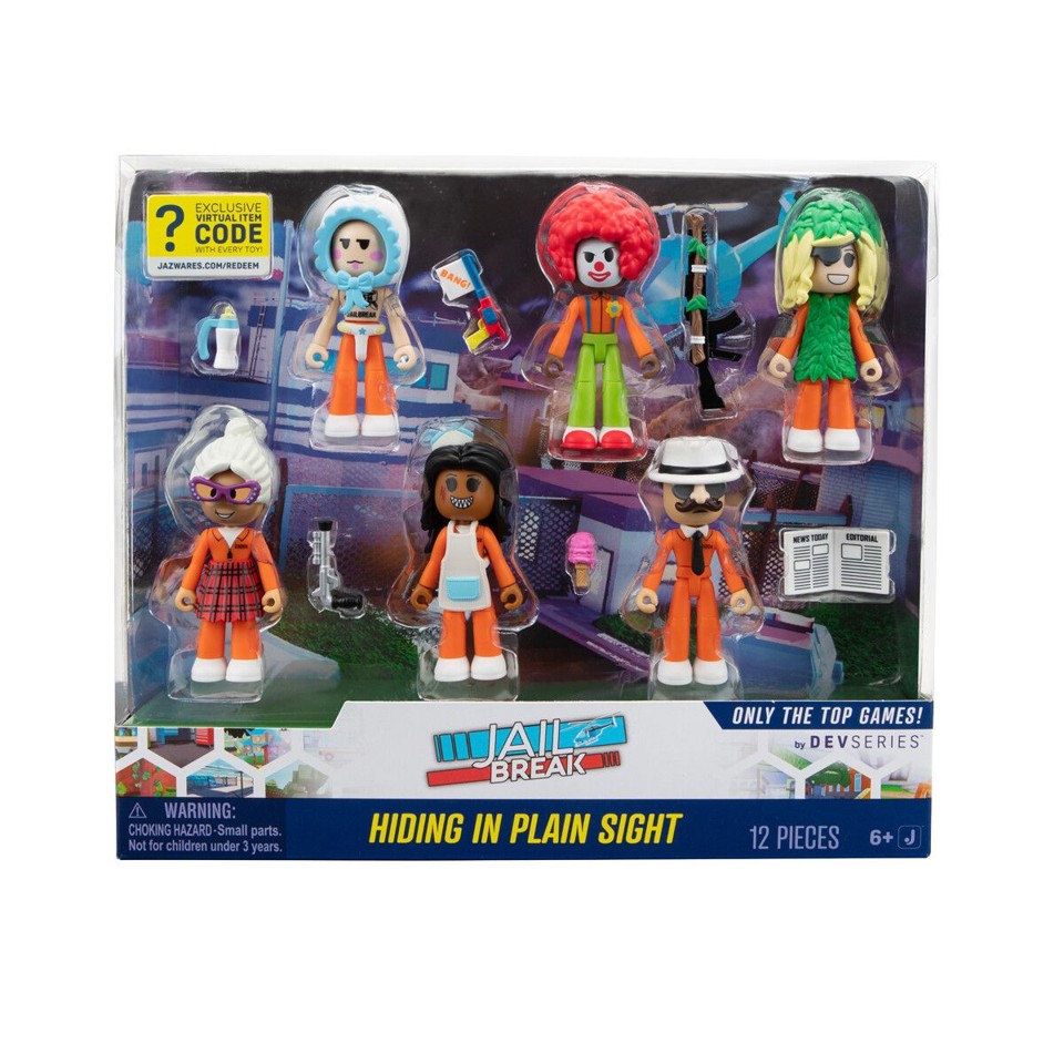 DEVSeries -Multipak - Jail Break Hiding in Plain Sight - Roblox figurer
