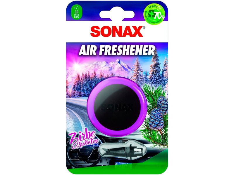 Sonax Air Freshener Zirbe Für ein intensives, langanhaltendes Dufterlebnis