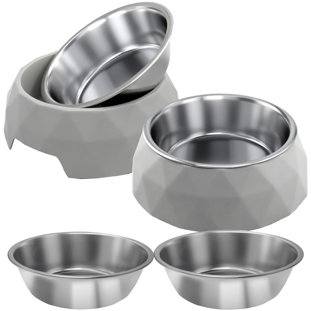 KaraLuna Napfset mit 4 Napf Einsätzen 0,7 cm³