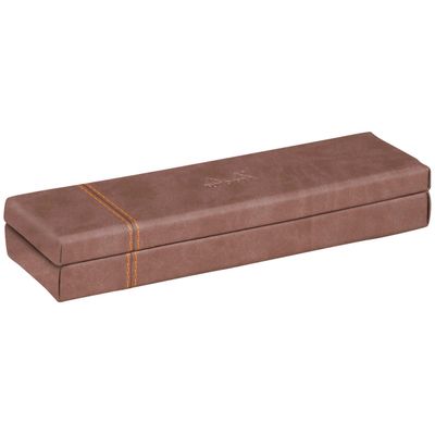 RHODIA Rhodiarama - Trousse plumier - chocolat - en polyuréthane