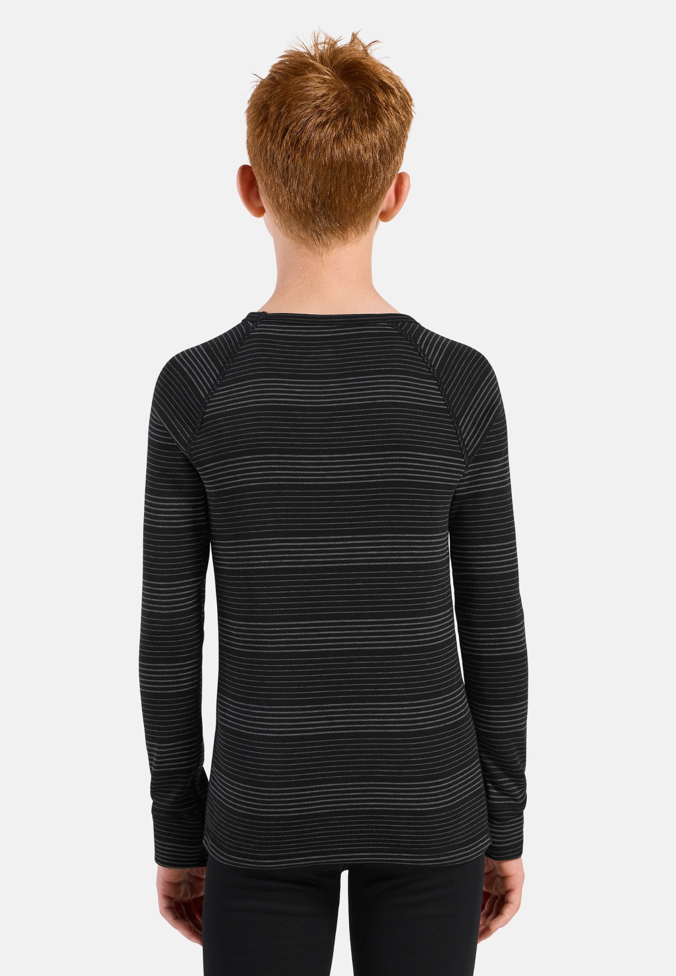Active Warm Base layer Set in black - grey melange