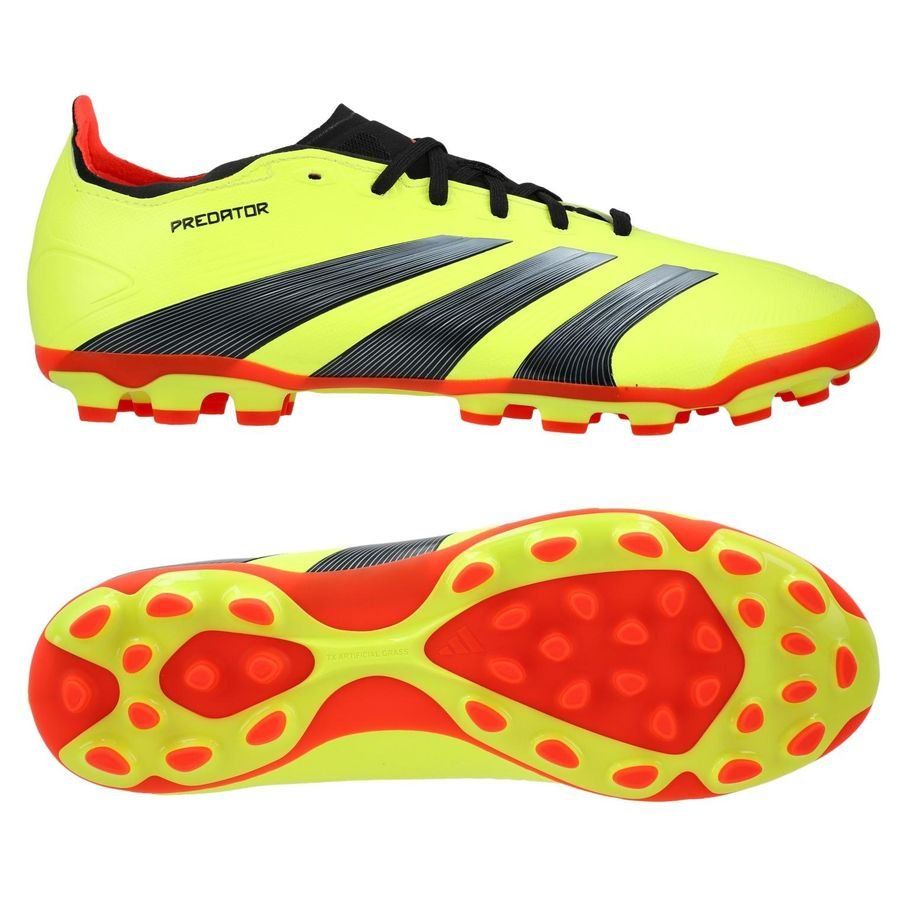 adidas Predator League 2G/3G AG Energy Citrus - Jaune/Noir/Rouge