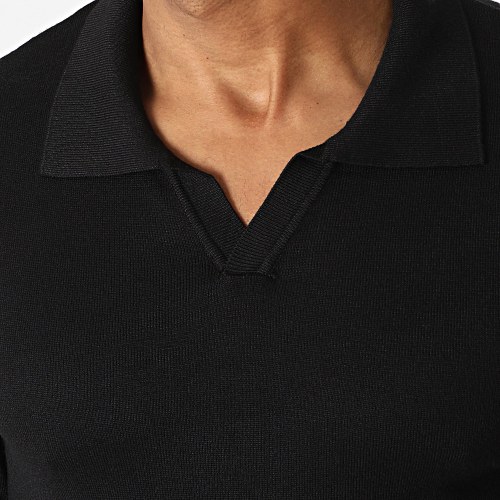 Polo Manches Longues Noir