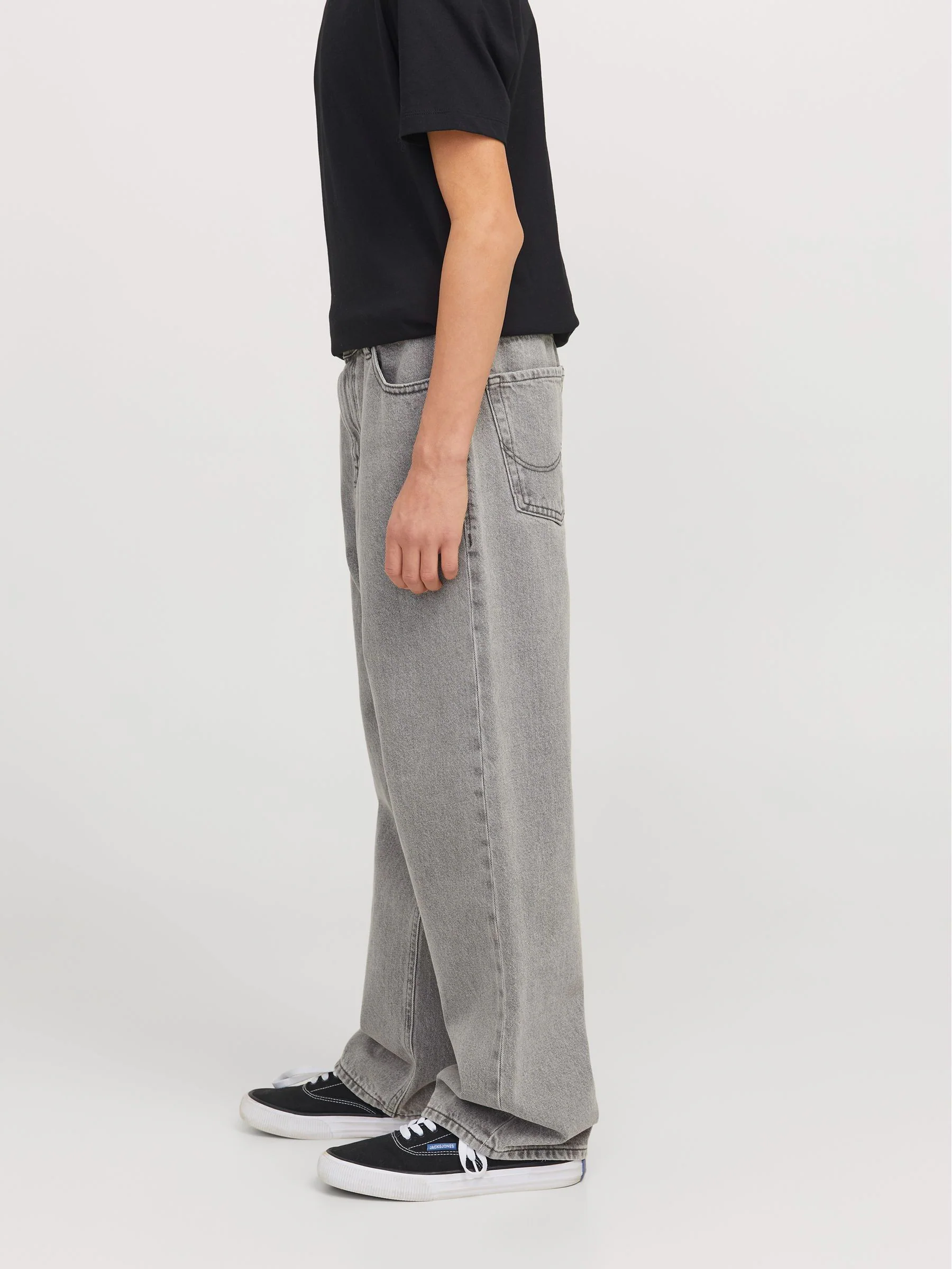Grijs - JACK & JONES Junior Baggy Fit Alex Jeans