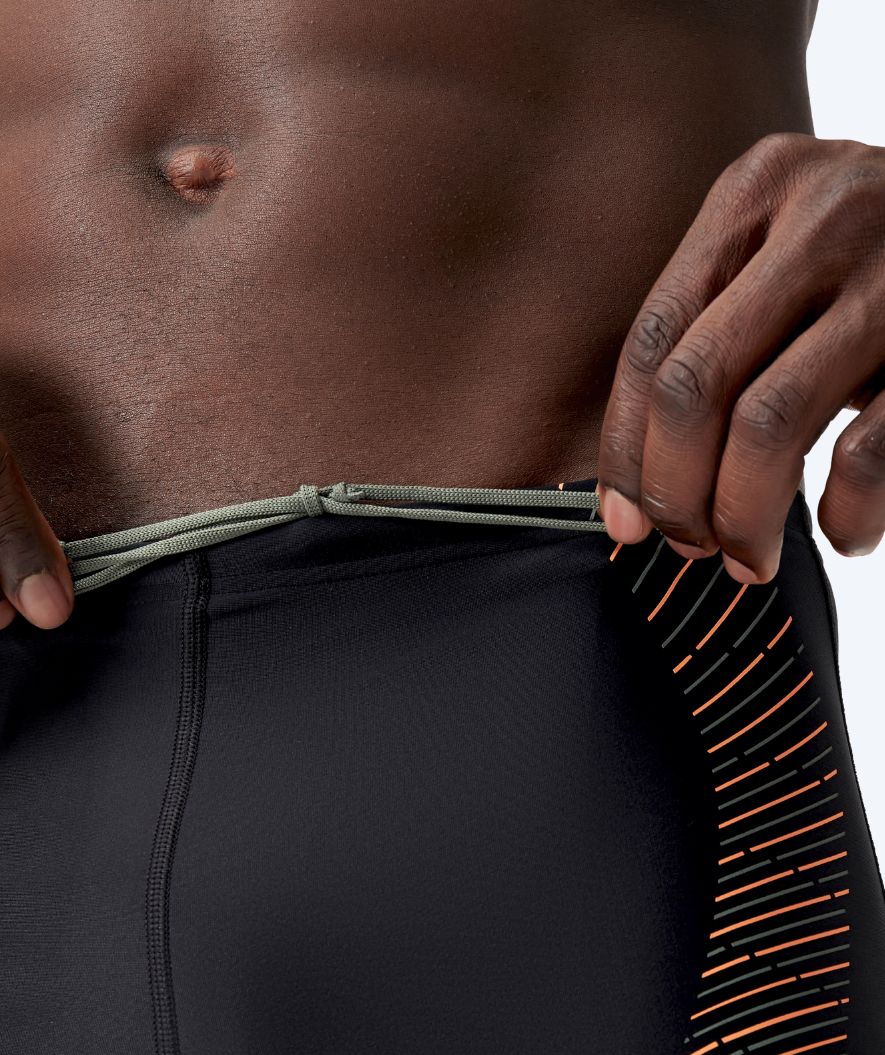 Speedo aquashorts til mænd - Duo Logo Print - Sort/grøn