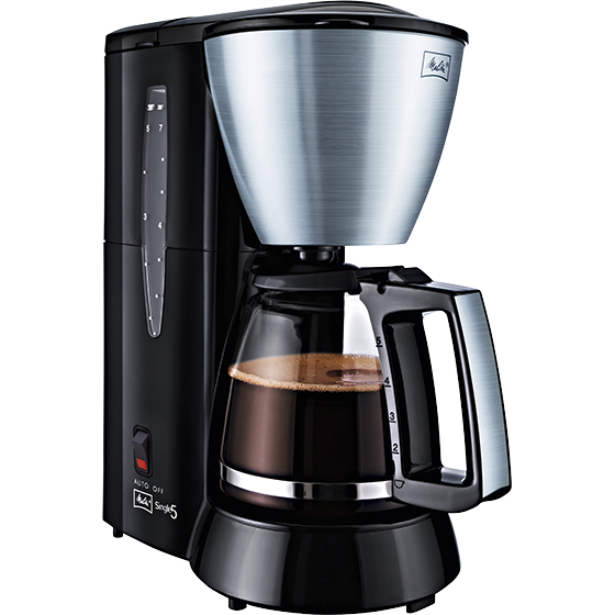 Single 5®|Filterkaffeemaschine Schwarz-Edelstahl