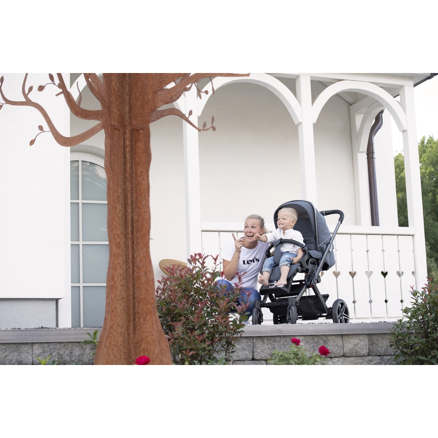 Hartan Kinderwagen Vip GTS Casual Collection lovely teddy (904) Gestellfarbe platin