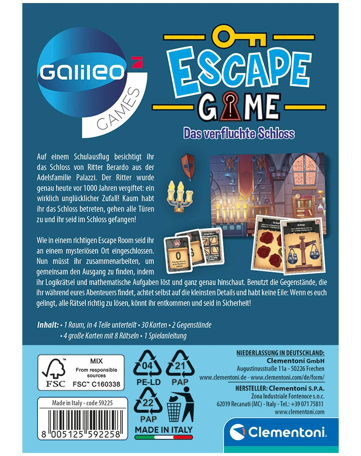 Escape Game - Das verfluchte Schloss (Spiel)