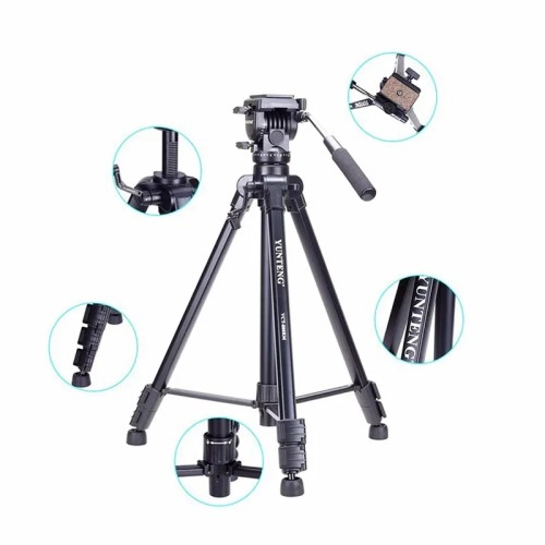 (165cm) Foto / Video Tripod Dreibein Stativ Halterung für DSLR Kamera / GoPro / Insta360   1/4