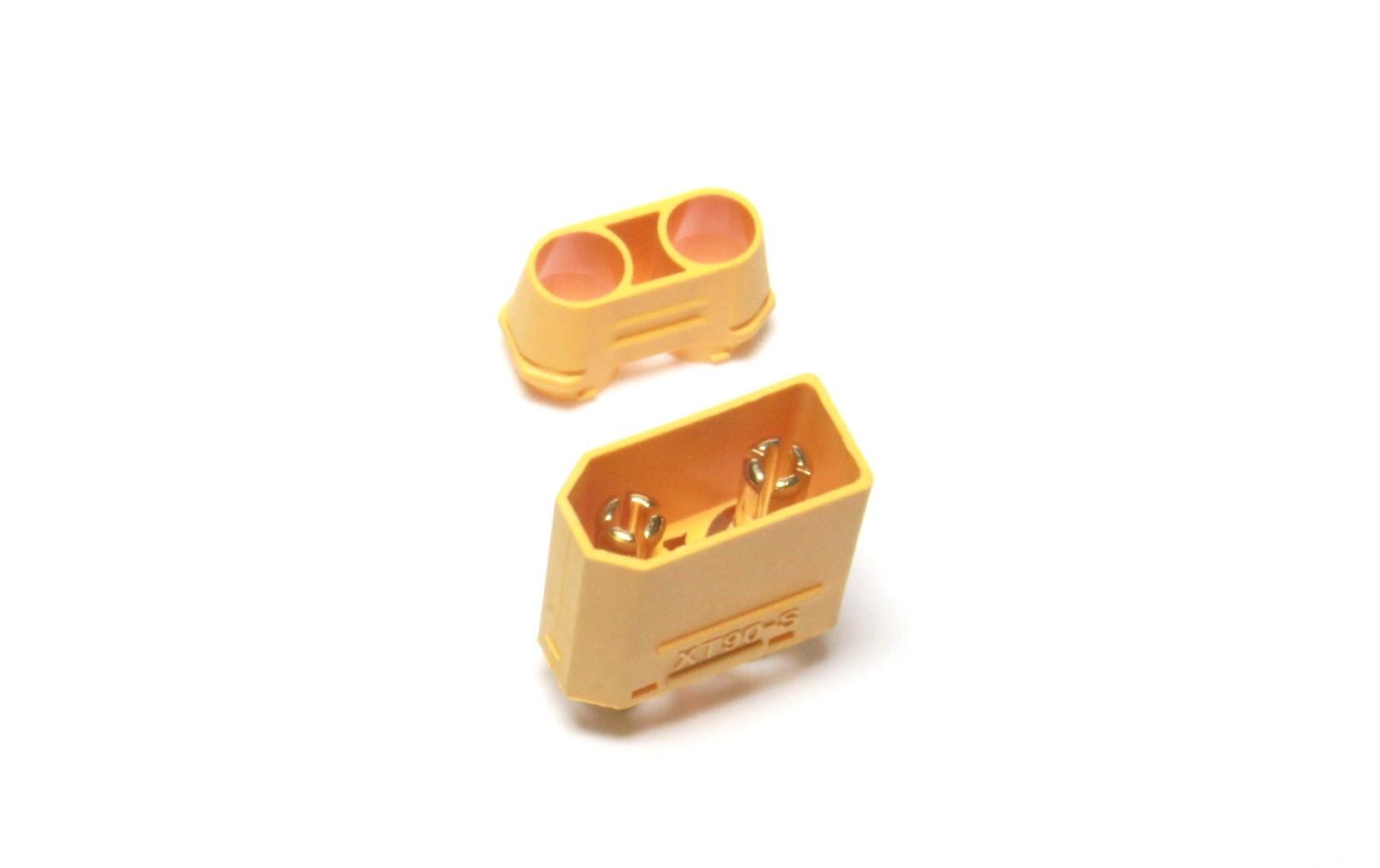 Stecker XT90-S 2 StückXT90 Antiblitz-Buchsen mit Kabelschutzhüllen